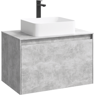 Подвесная тумба под раковину Aqwella Mobi MOB0108BS+MOB0708BS 80 см